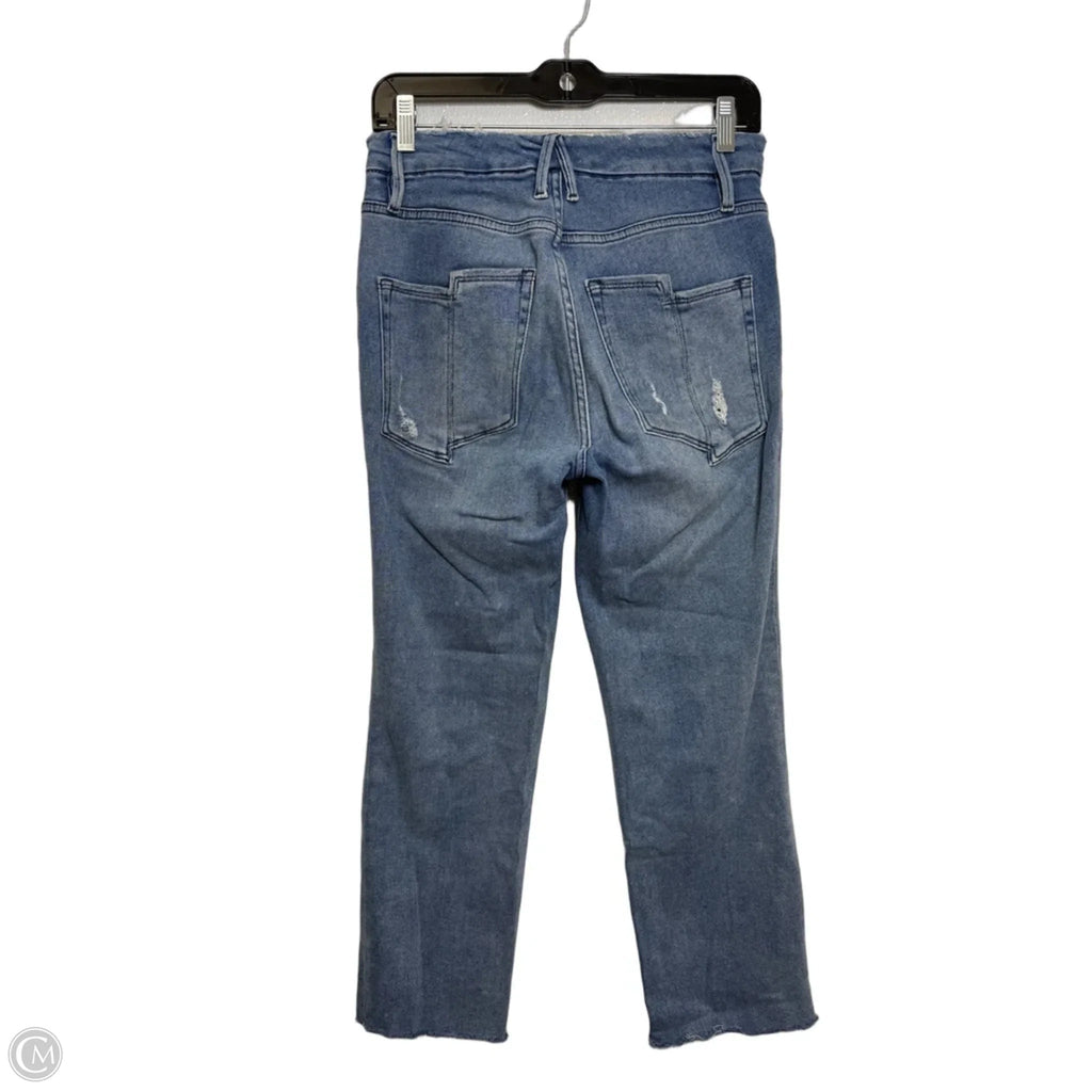 Jeans Cropped By Good American In Blue Denim, Size: 6