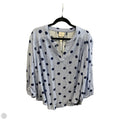 Top Long Sleeve By St Johns Bay In Polkadot Pattern, Size: 2x