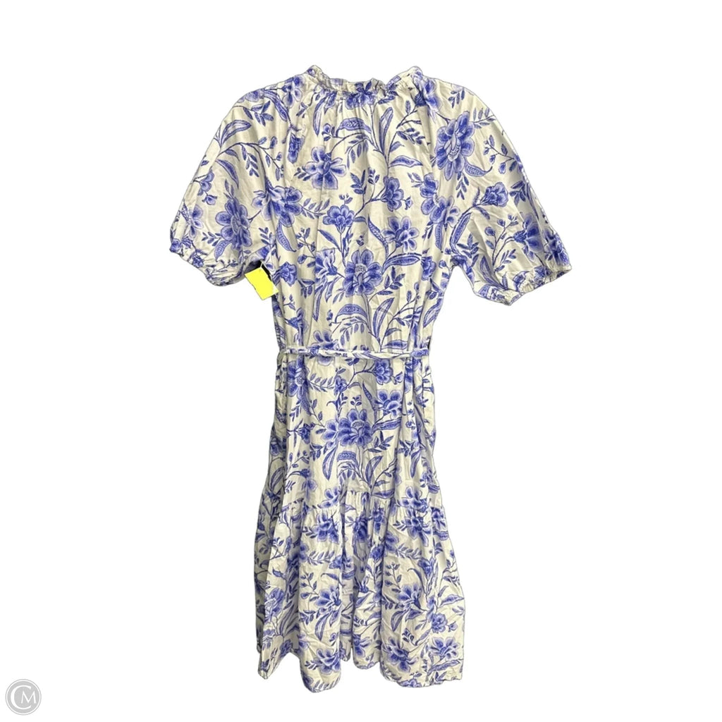 Dress Casual Maxi By Sugar Lips In Blue & White, Size: S