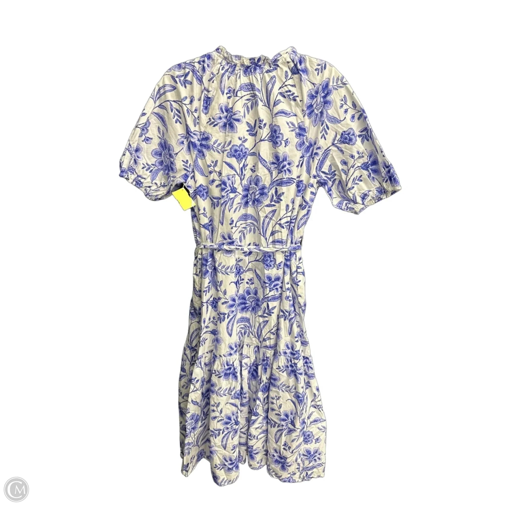 Dress Casual Maxi By Sugar Lips In Blue & White, Size: S