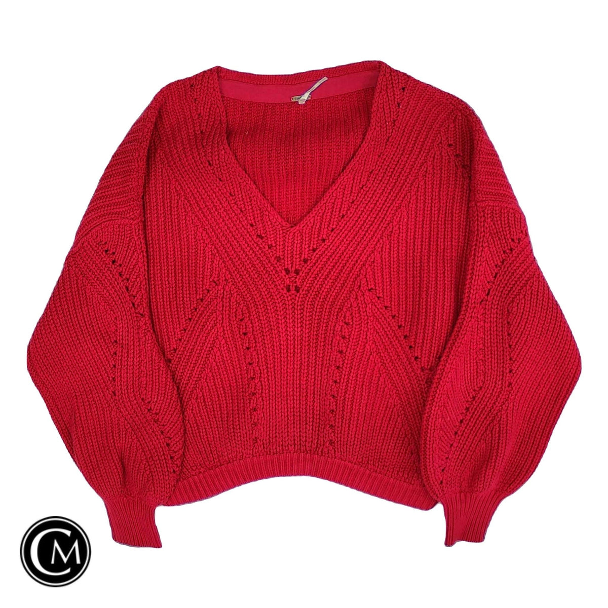 Sweater By Free People In Red, Size: S