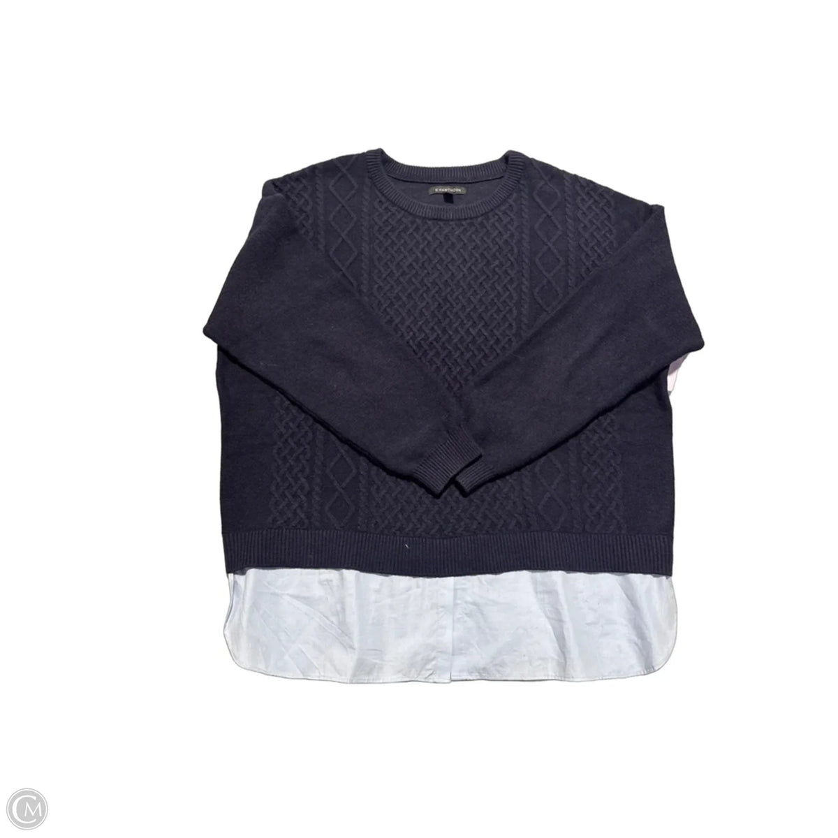 Sweater By 41 Hawthorn In Navy, Size: 3x