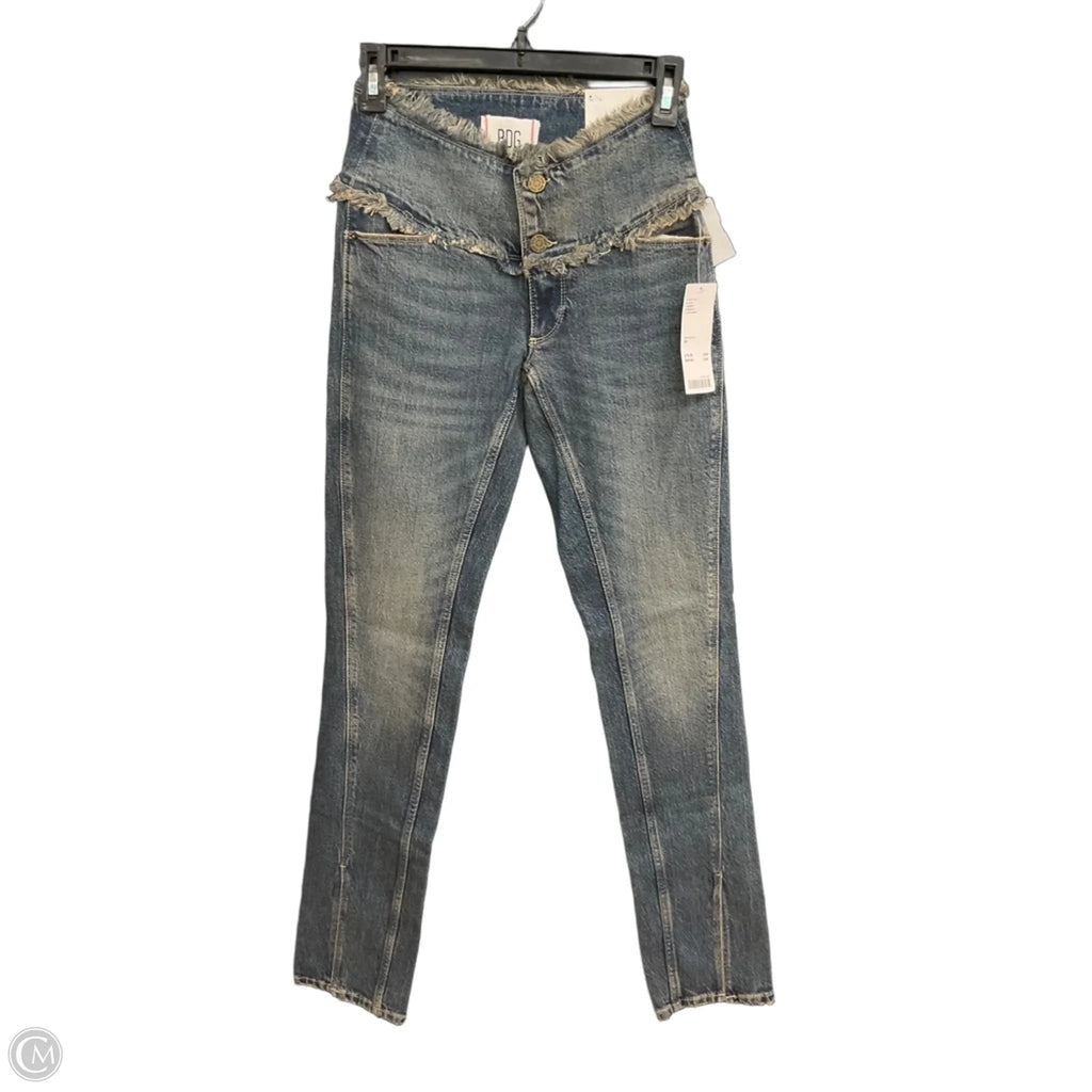 Jeans Skinny By Bdg In Blue Denim, Size: 0