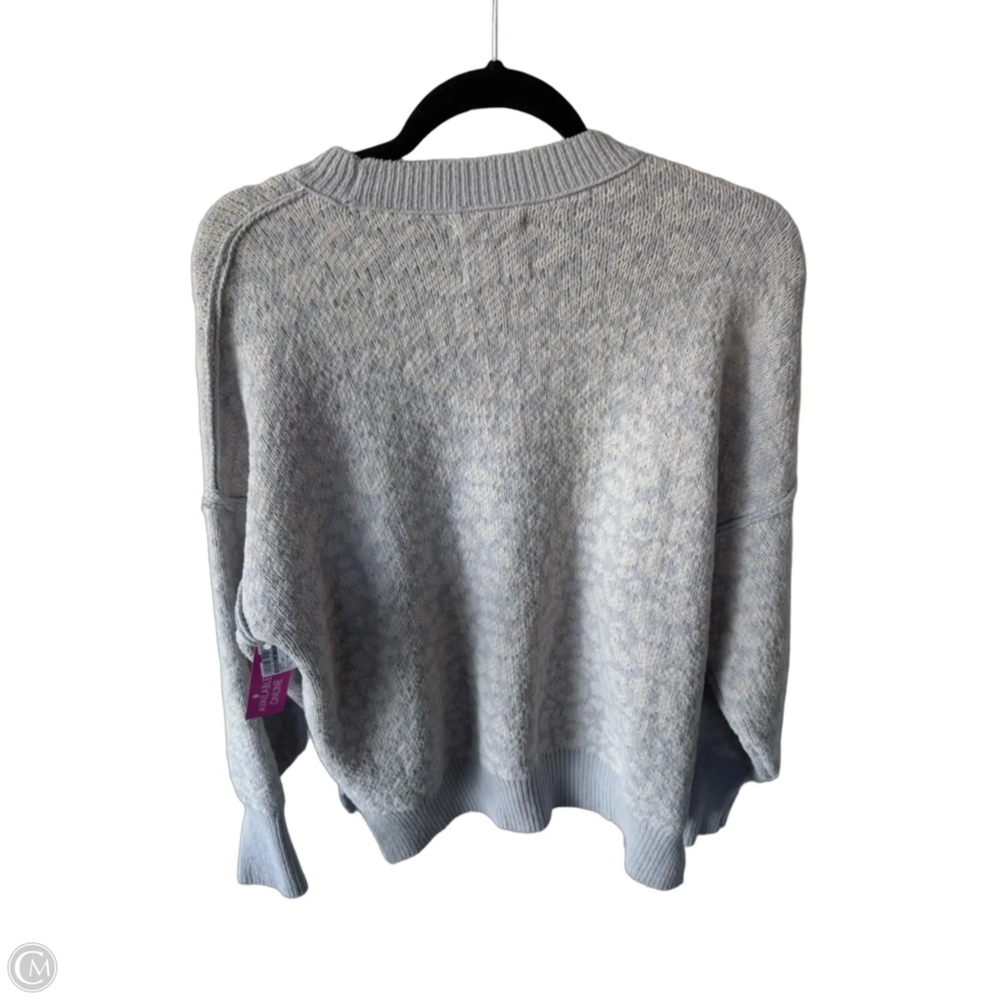 Sweater By Abercrombie And Fitch In Cream & Green, Size: Xs