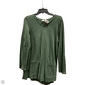 Top Long Sleeve By J. Jill In Green, Size: S