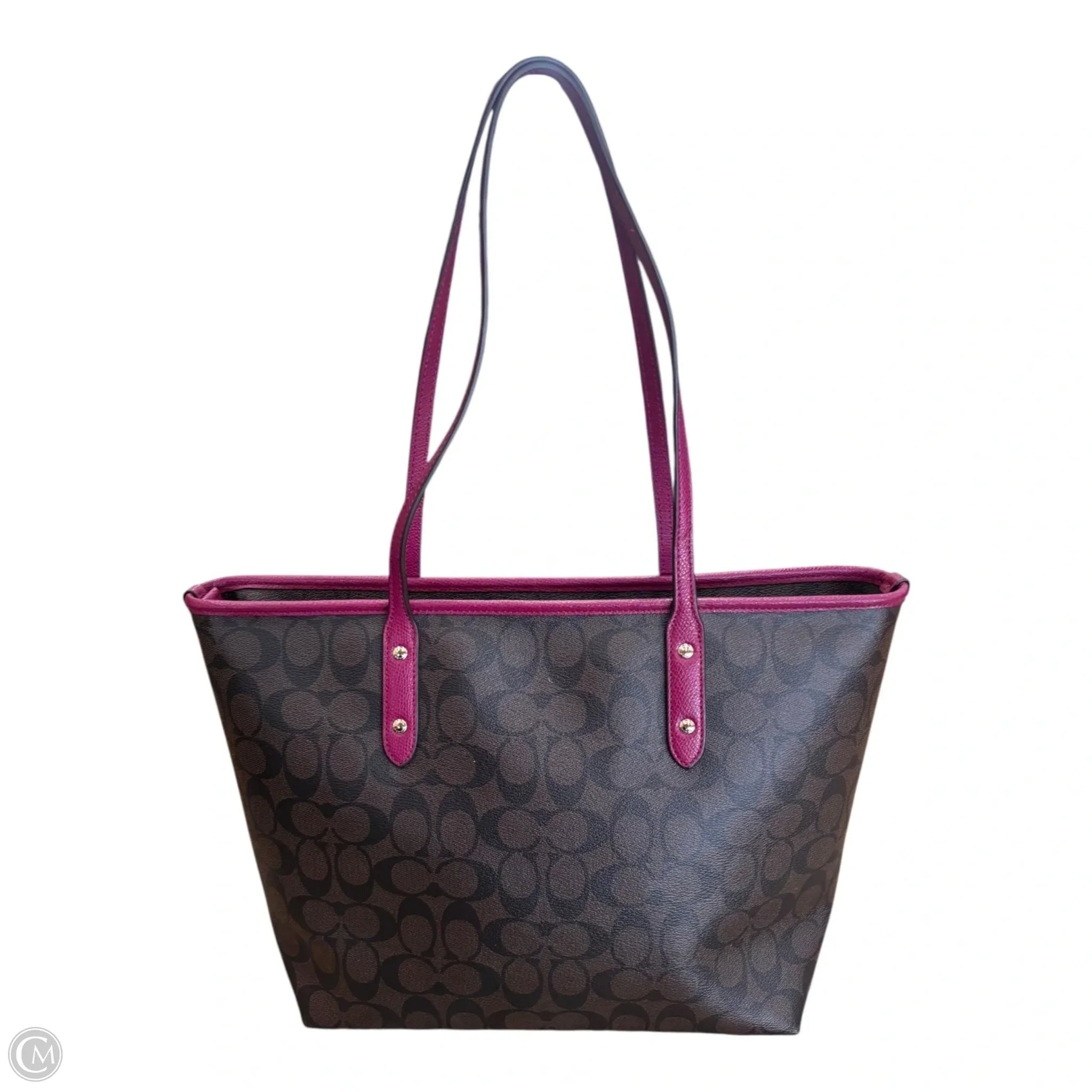 Handbag Designer By Coach, Size: Large