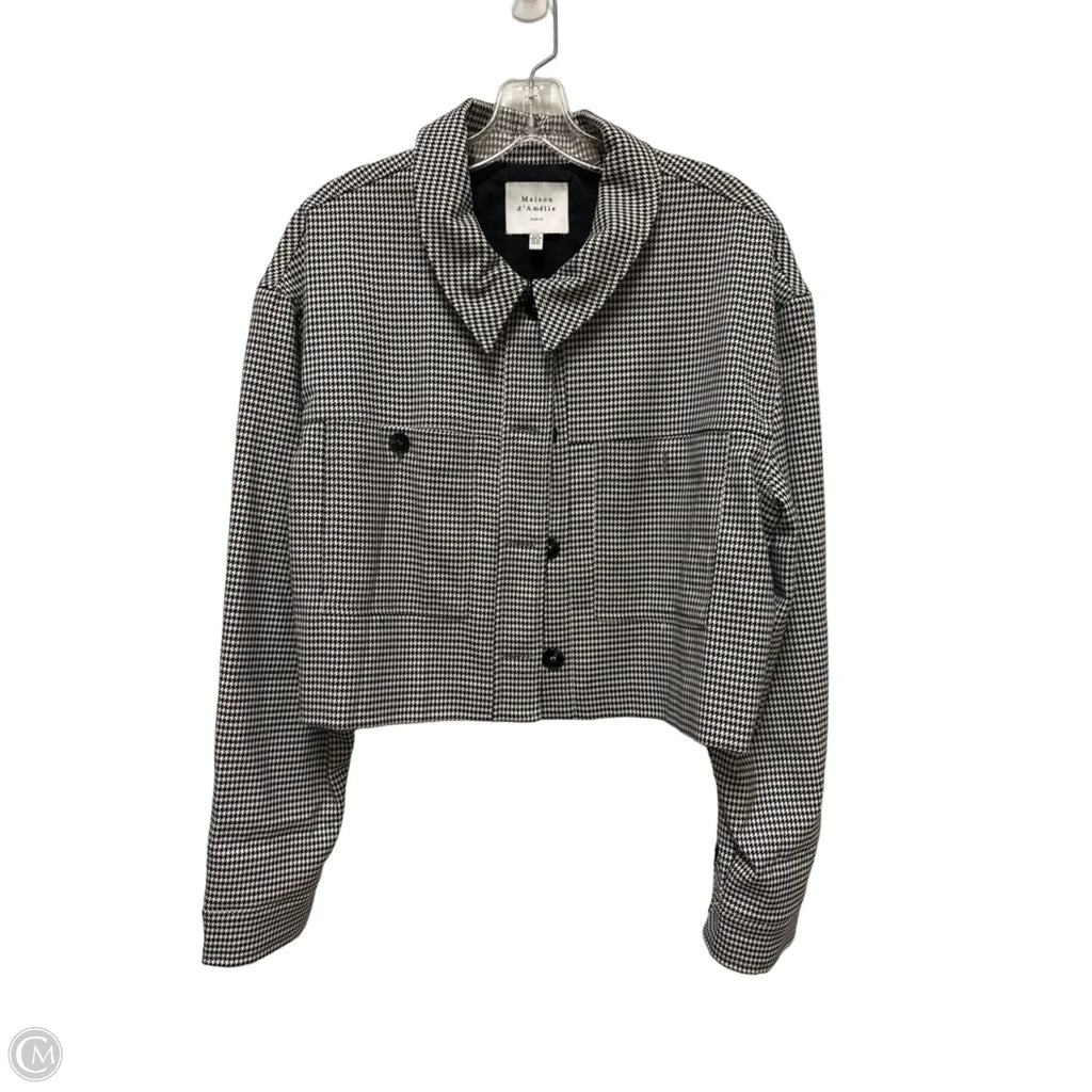 Jacket Other By Maison Damelie In Black & White, Size: Xl
