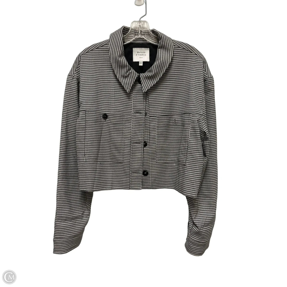 Jacket Other By Maison Damelie In Black & White, Size: Xl
