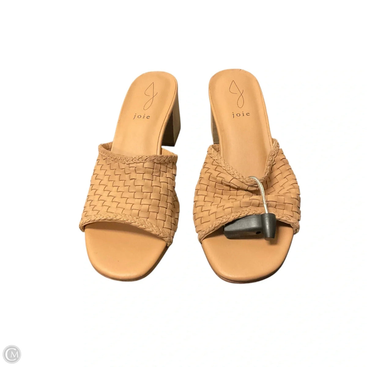 Sandals Heels Block By Joie In Brown, Size: 8.5