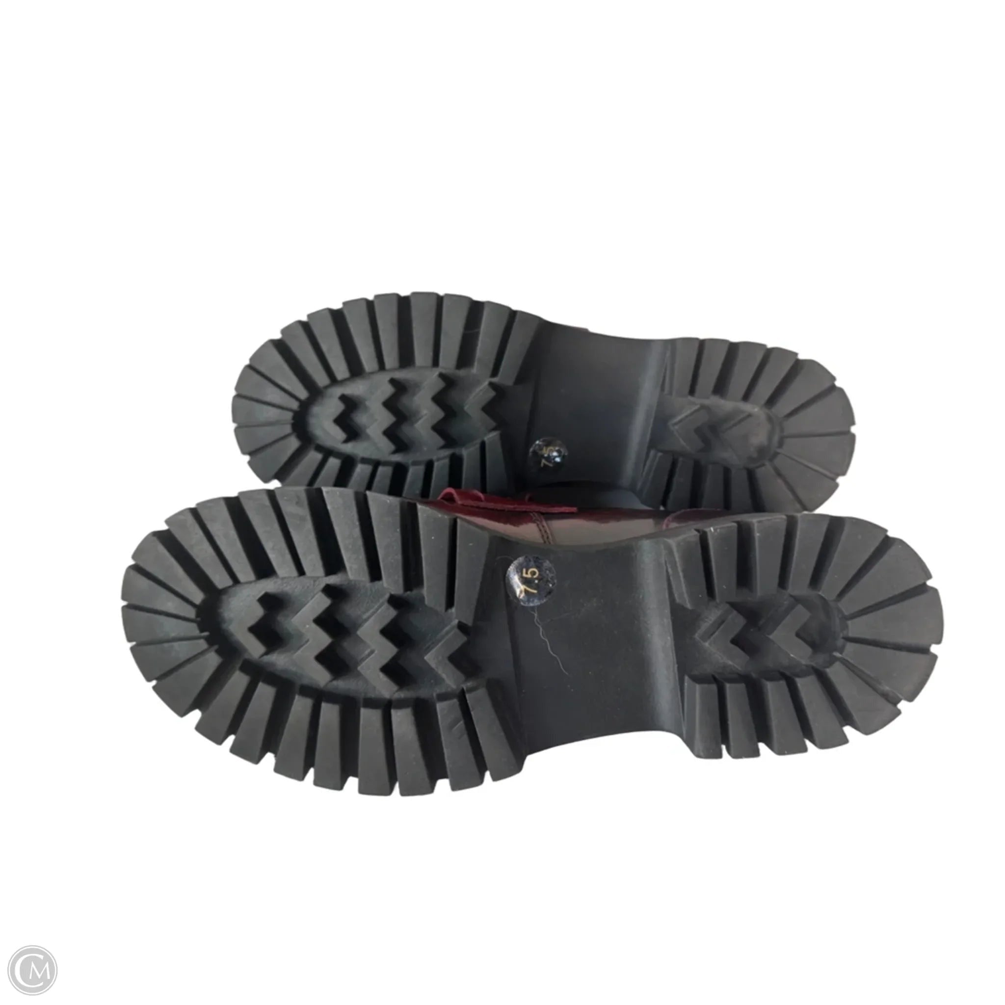 Shoes Flats By Steve Madden In Black & Red, Size: 7.5