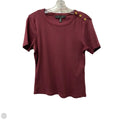 Top Short Sleeve By White House Black Market In Red, Size: M