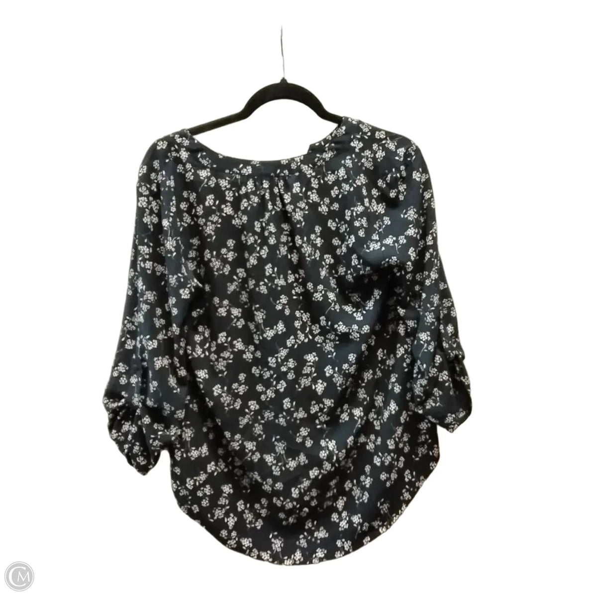 Blouse Long Sleeve By 41 Hawthorn In Floral Print, Size: S
