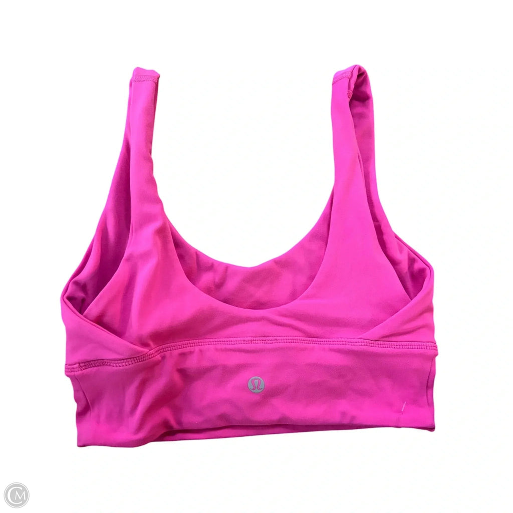 Athletic Bra By Lululemon In Pink, Size: S