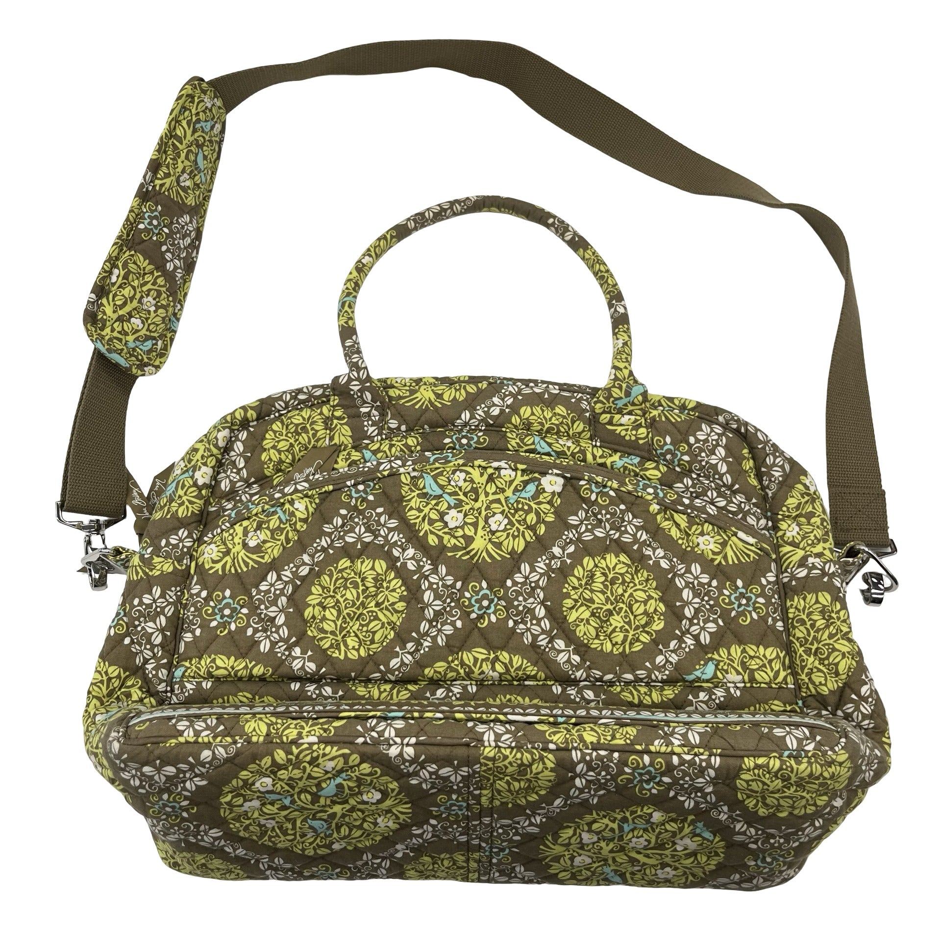 Laptop Bag By Vera Bradley In Green, Size:Large
