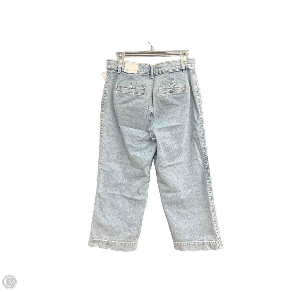 Jeans Cropped By Loft In Blue Denim, Size: 6p