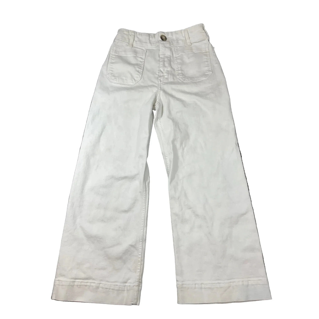 Jeans Wide Leg By Maeve In White Denim, Size: 4