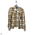 Top Long Sleeve By Vans In Tan, Size: L