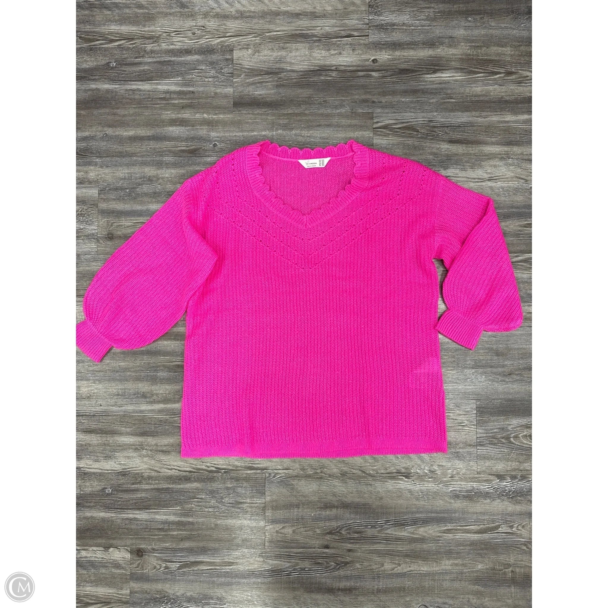 Sweater By Clothes Mentor In Pink, Size: 1x