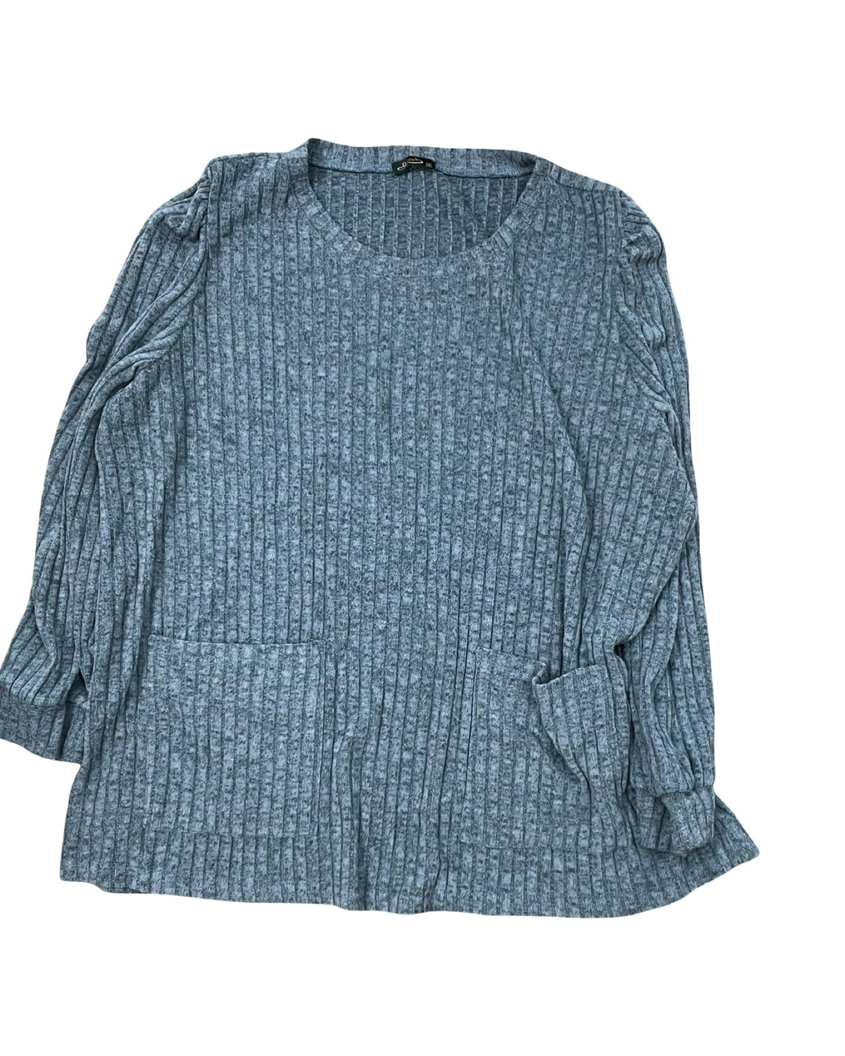 Top Ls By Ofeefan In Blue, Size:3X