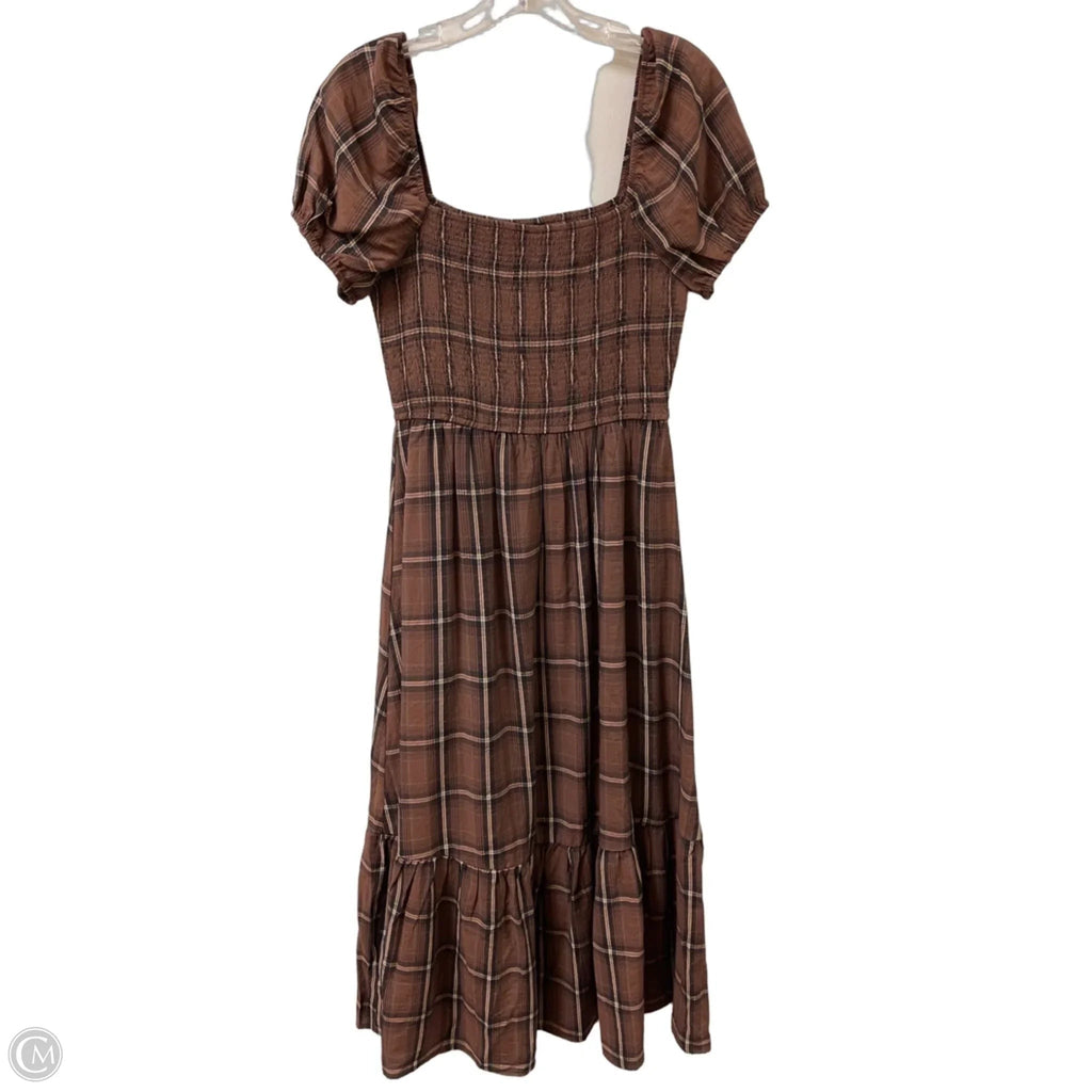 Dress Casual Maxi By Blu Pepper In Brown, Size: M