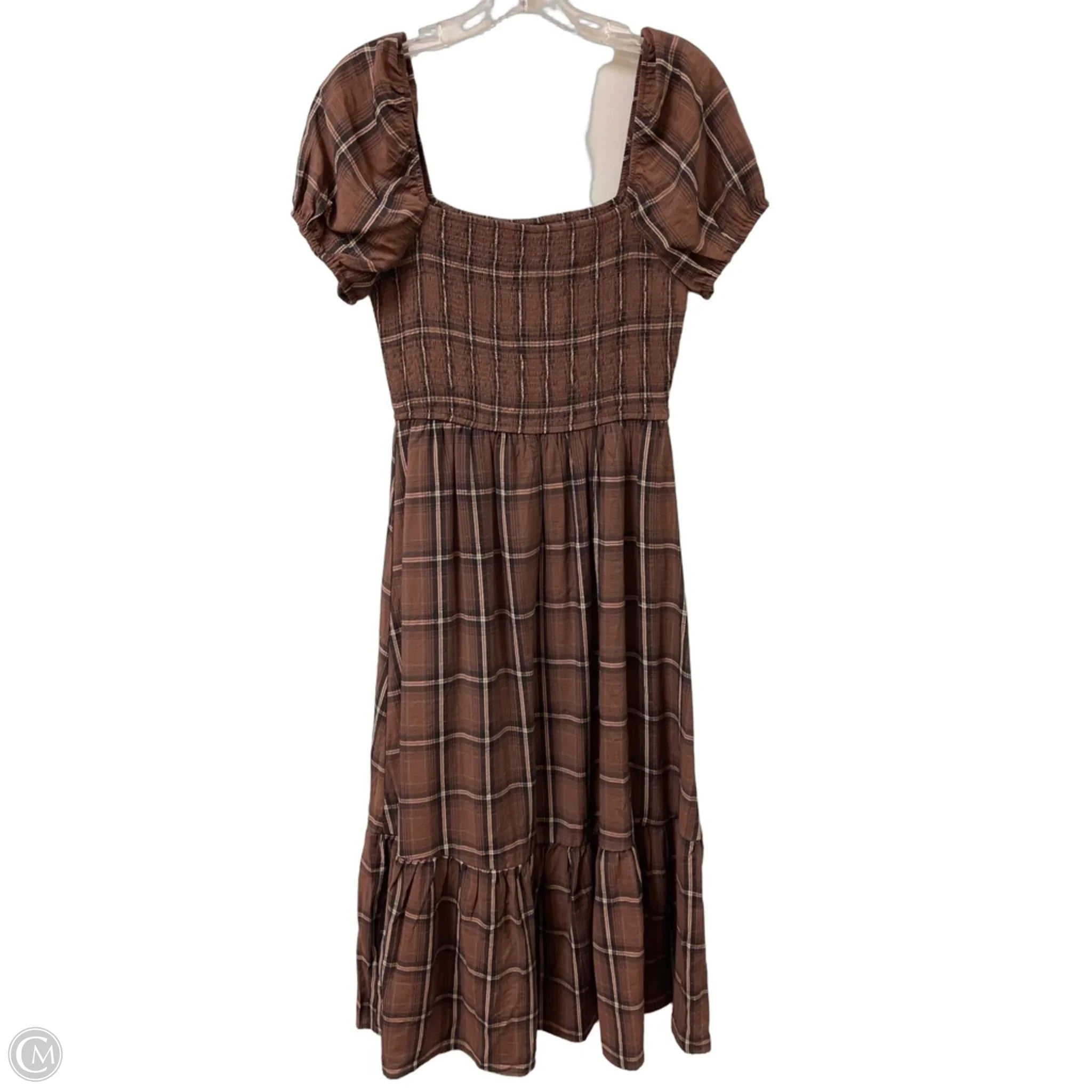 Dress Casual Maxi By Blu Pepper In Brown, Size: M