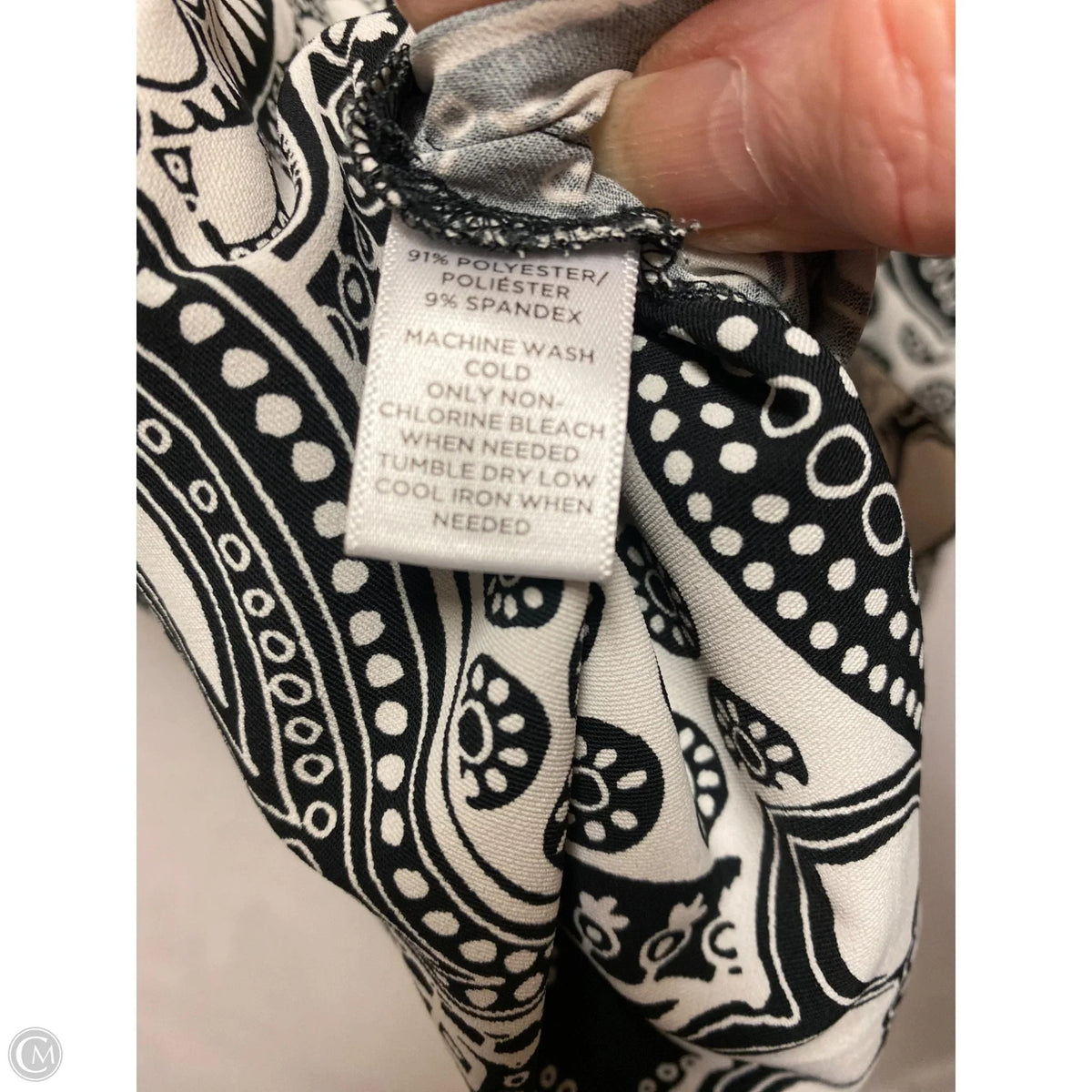 Dress Casual Midi By Loft In Black & White, Size: Xsp