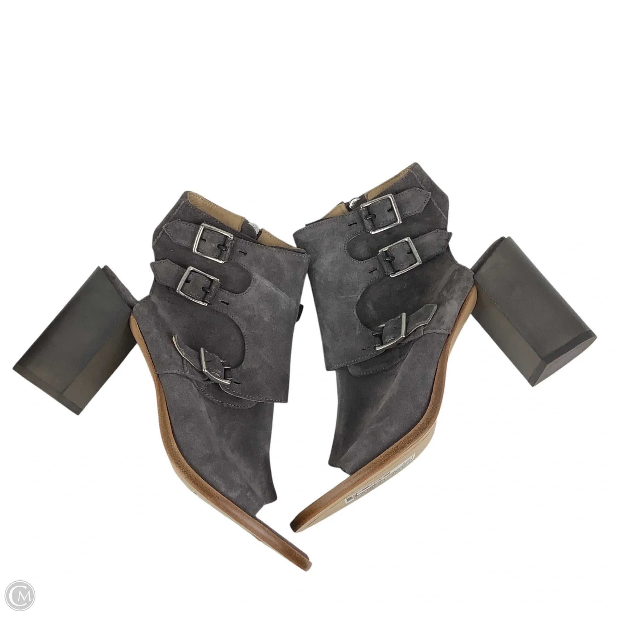 Sandals Heels Block By Rag And Bone In Grey, Size: 9 (39.5)