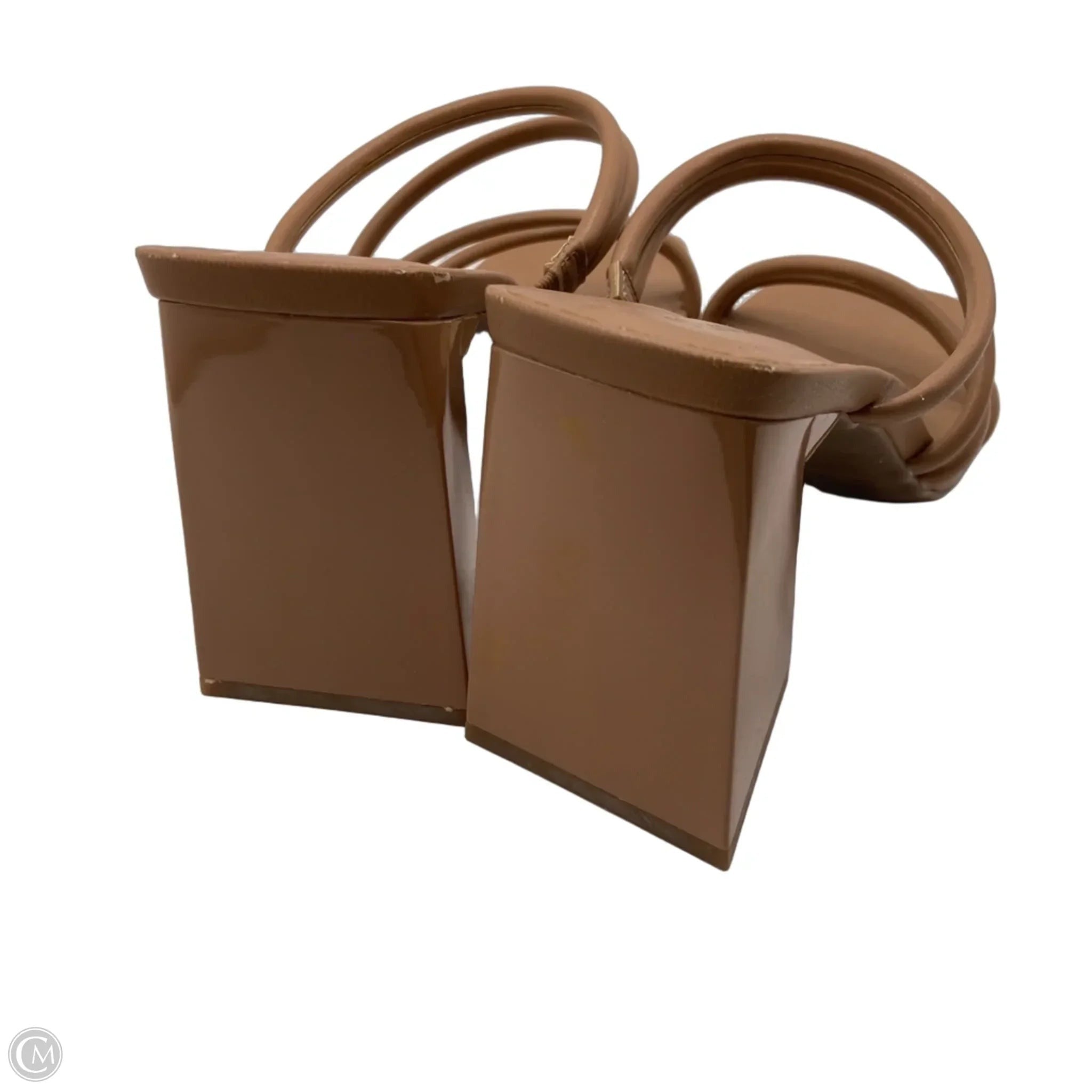 Shoes Heels Block By Abound In Tan, Size: 8