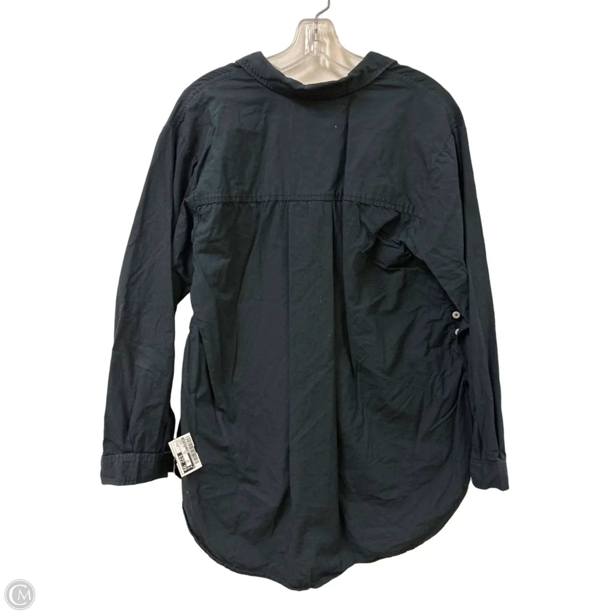 Tunic Long Sleeve By Anthropologie In Black, Size: M
