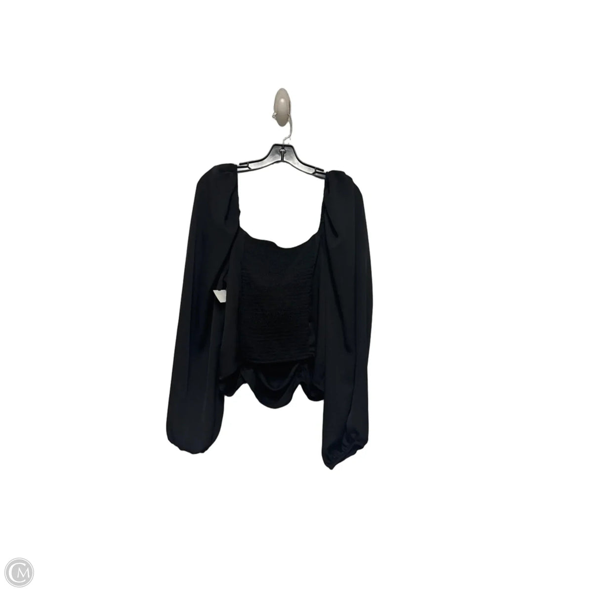 Top Long Sleeve By Express In Black, Size: Xl