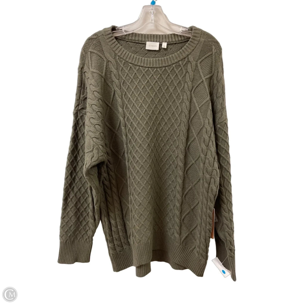 Sweater By Cyrus In Green, Size: L