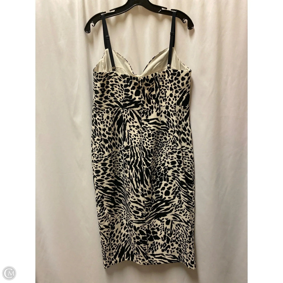 Dress Casual Midi By Clothes Mentor In Animal Print, Size: L