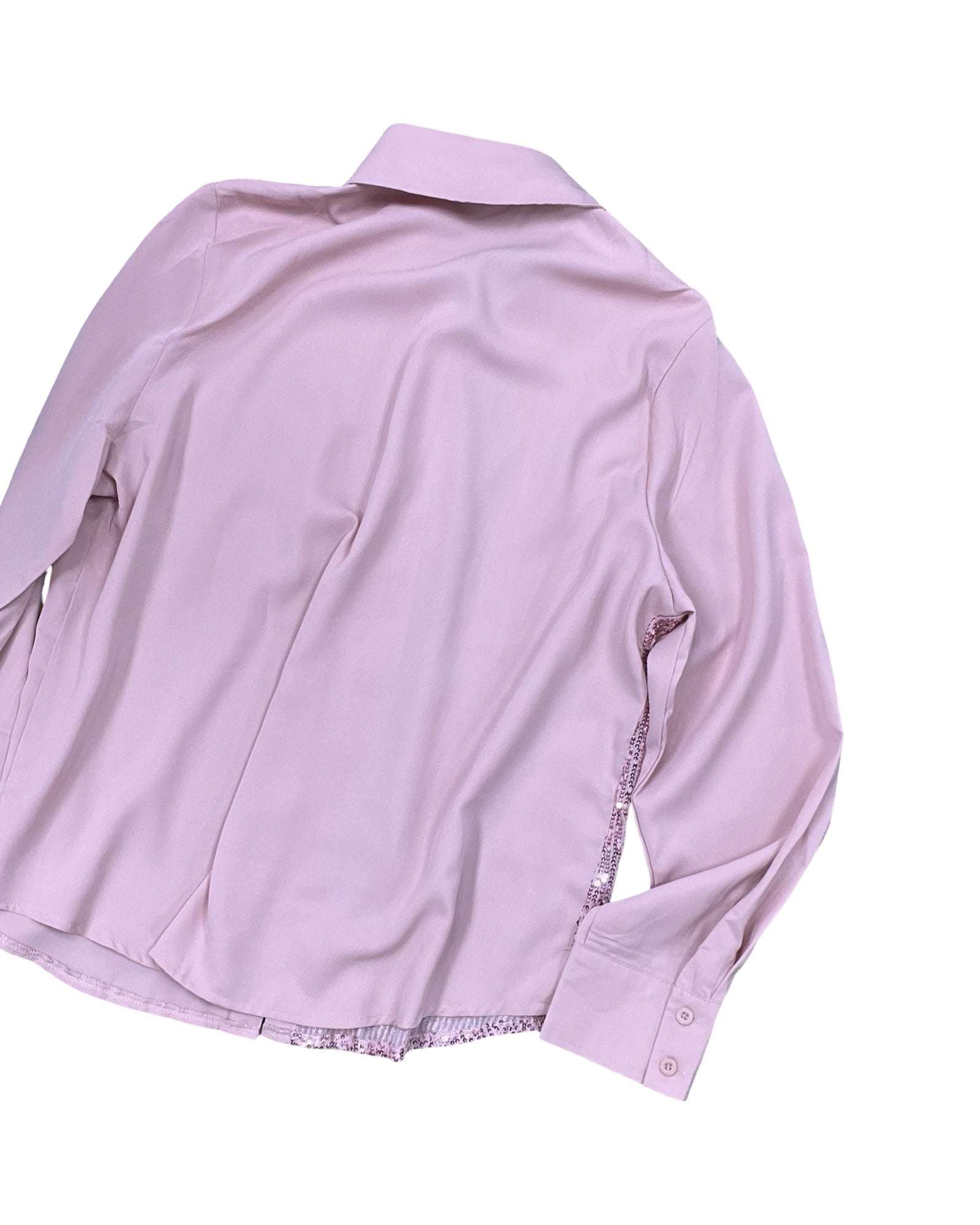 Blouse Ls By Clothes Mentor In Pink, Size:Xl