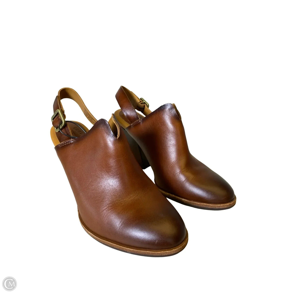 Shoes Heels Block By Kork Ease In Brown, Size: 7