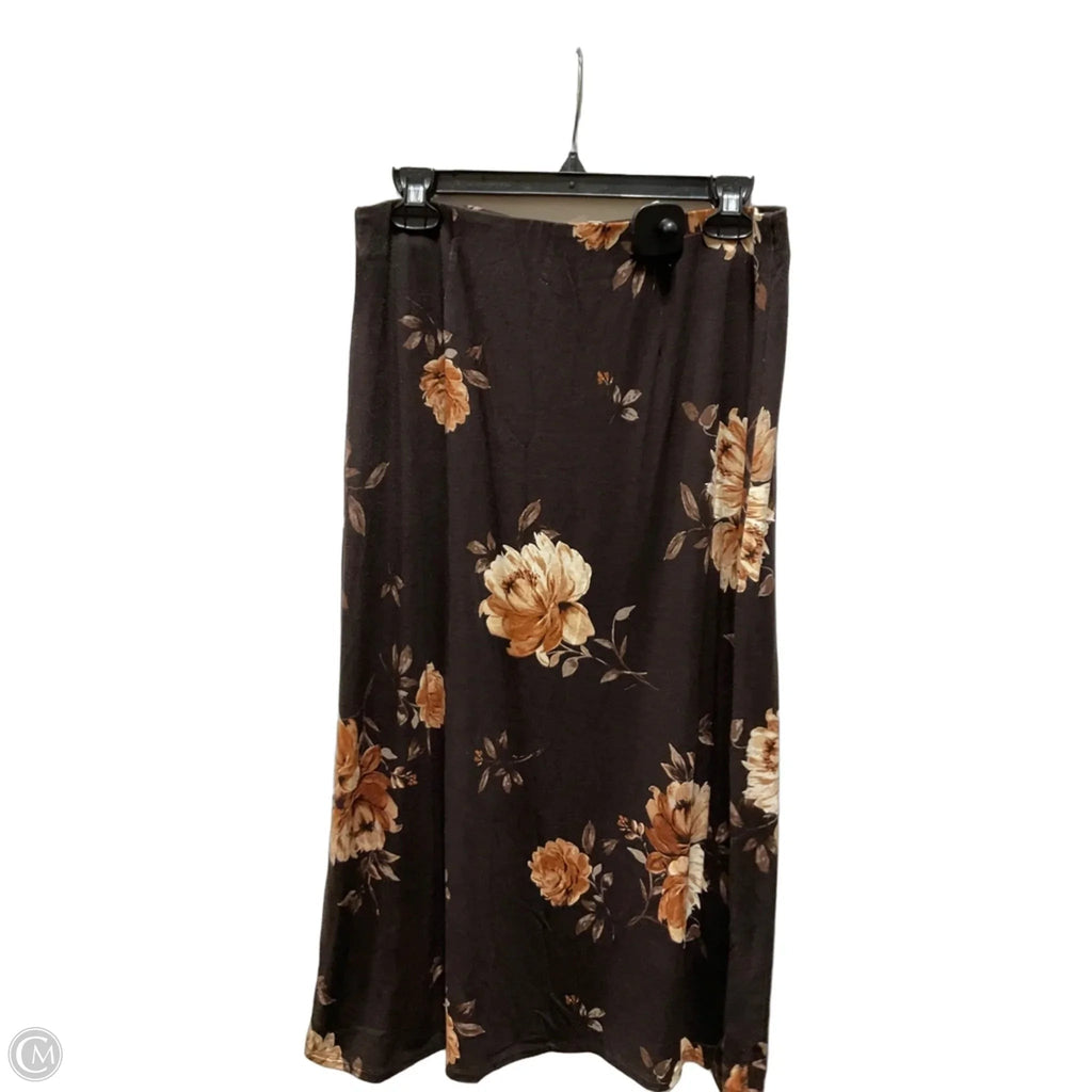 Skirt Maxi By J. Jill In Floral Print, Size: S