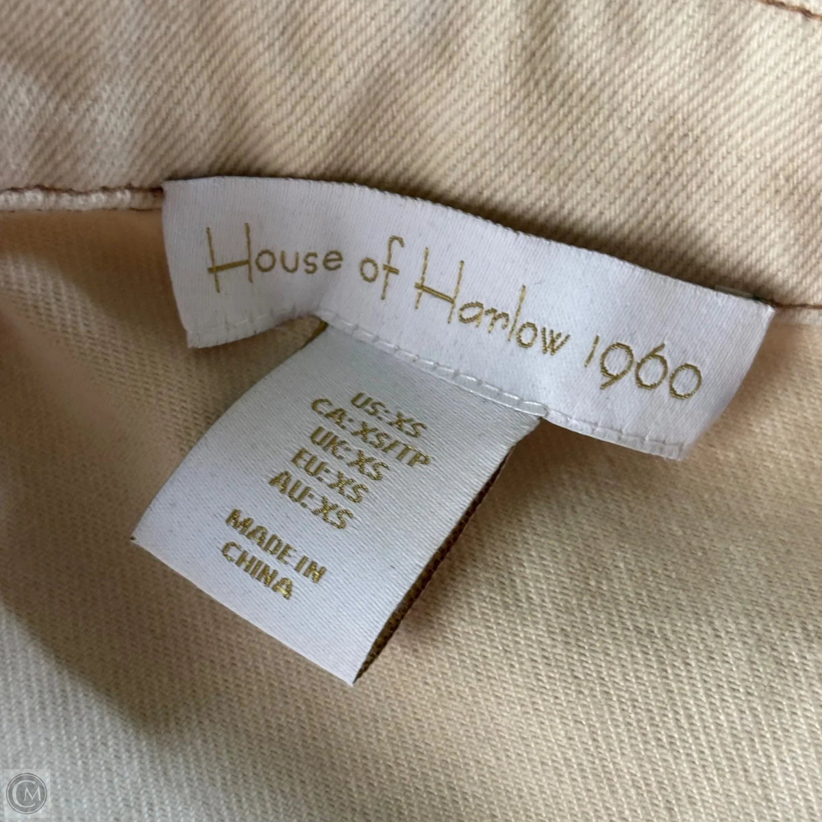 Dress Casual Maxi By House Of Harlow In Cream Denim, Size: Xs
