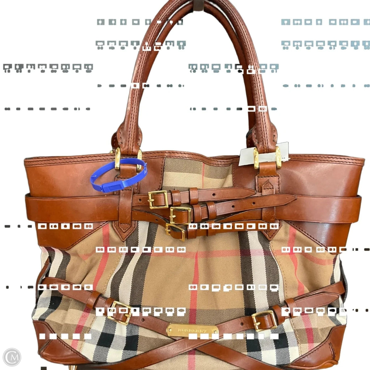 Handbag Luxury Designer By Burberry, Size: Medium