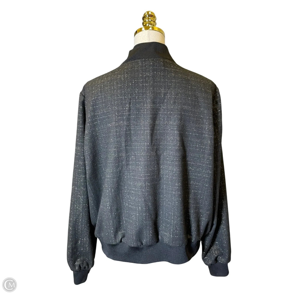 Jacket Other By Elie Tahari In Black & Gold, Size: Xl