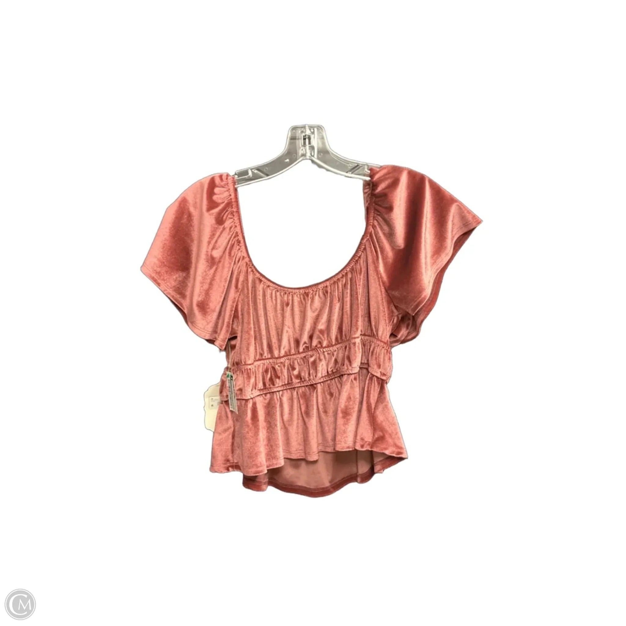 Top Short Sleeve By Altard State In Pink, Size: M