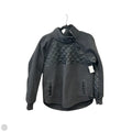 Jacket Fleece By Abercrombie And Fitch In Black & Grey, Size: S