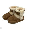 Boots Designer By Ugg In Brown & Cream, Size: 7