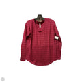 Athletic Top Long Sleeve Collar By Athleta In Red, Size: S