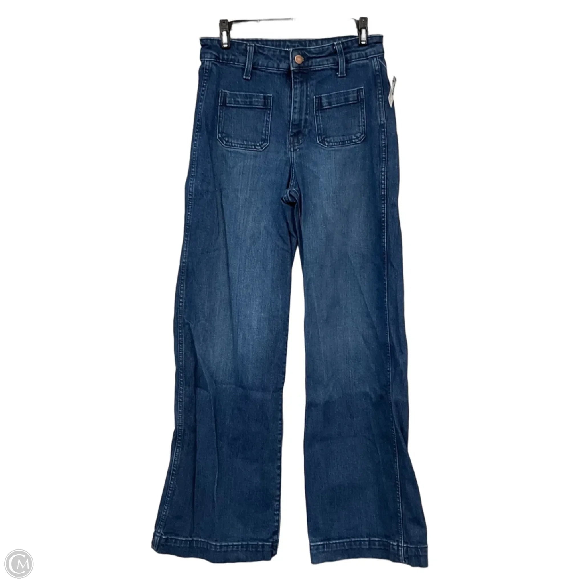 Jeans Wide Leg By Old Navy In Blue Denim, Size: 2