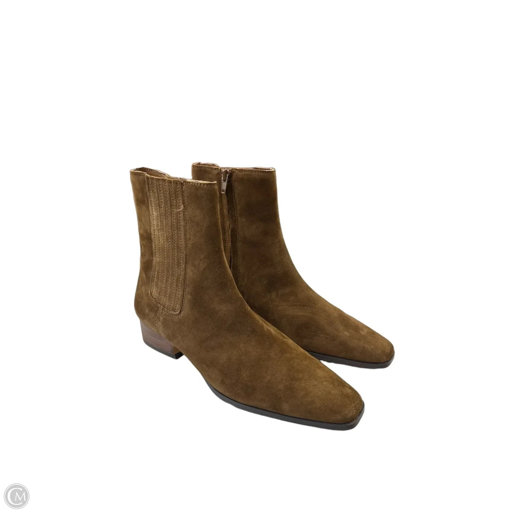 Boots Ankle Heels By Steve Madden In Brown, Size: 6