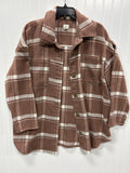 Jacket Fleece By A New Day In Brown, Size:1X