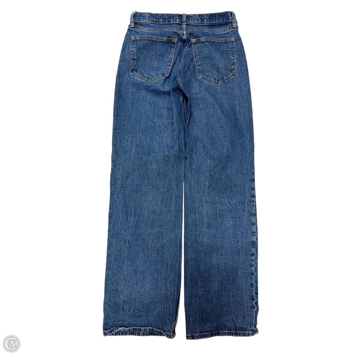 Jeans Straight By Abercrombie And Fitch In Blue Denim, Size: 4