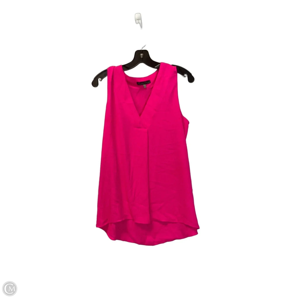 Top Sleeveless By Rose And Olive In Pink, Size: L