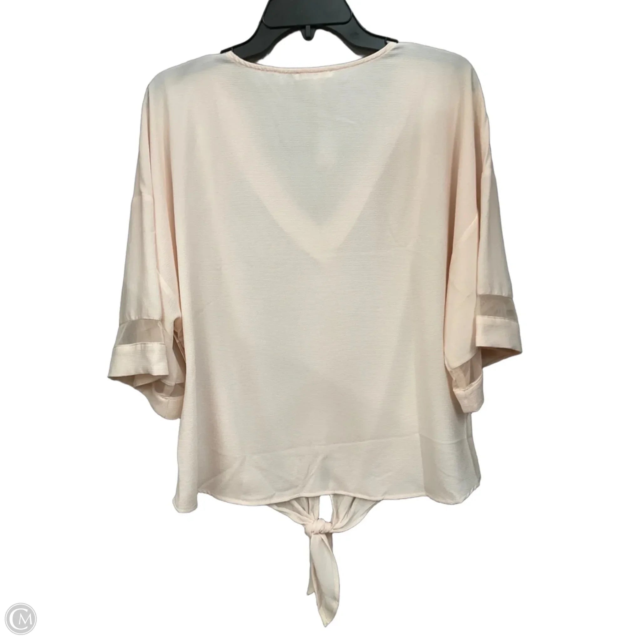 Top Short Sleeve By Maurices In Pink, Size: L