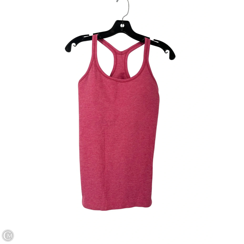 Athletic Tank Top By Lululemon In Pink, Size: 8