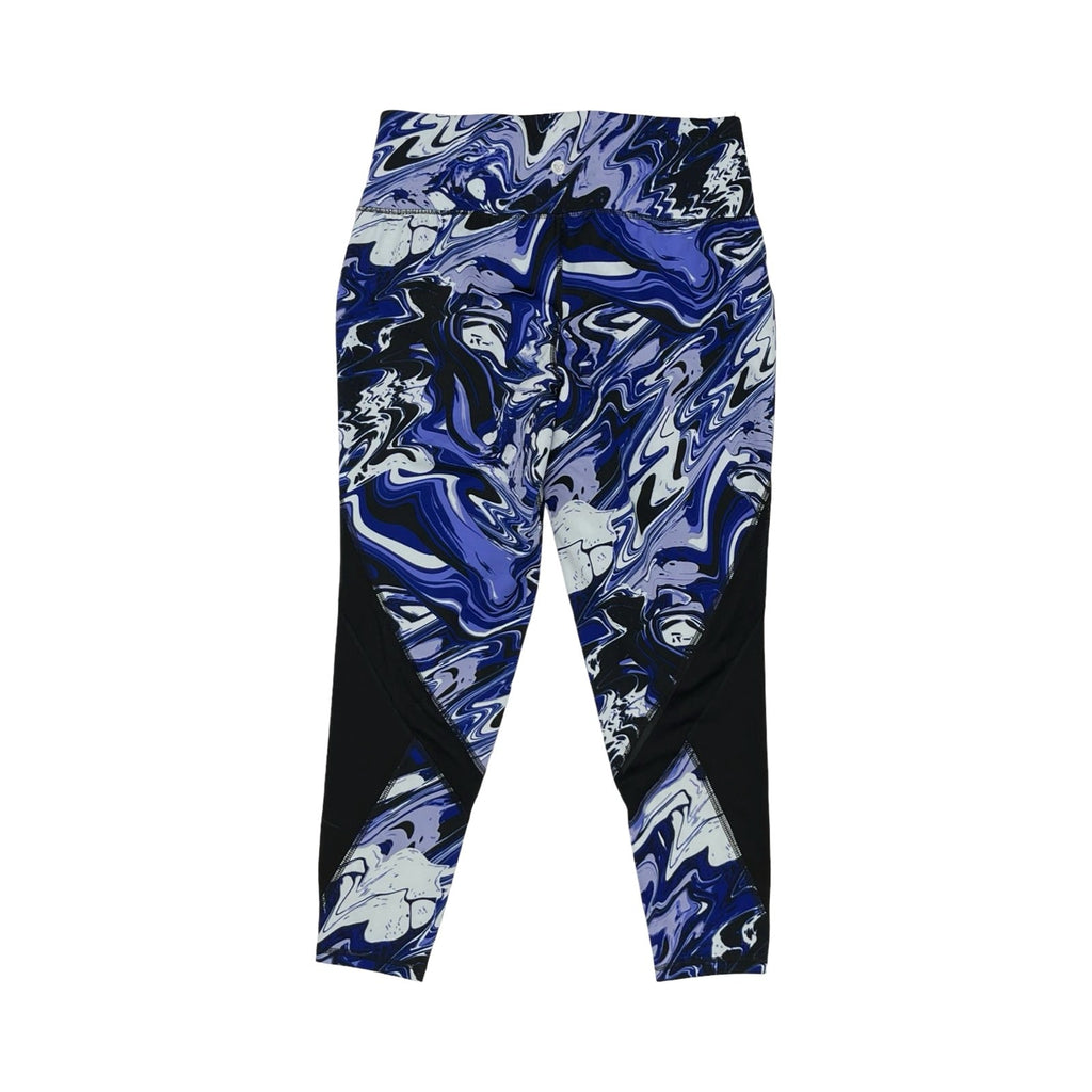 Athletic Leggings By Livi Active In Blue & White, Size:Xl